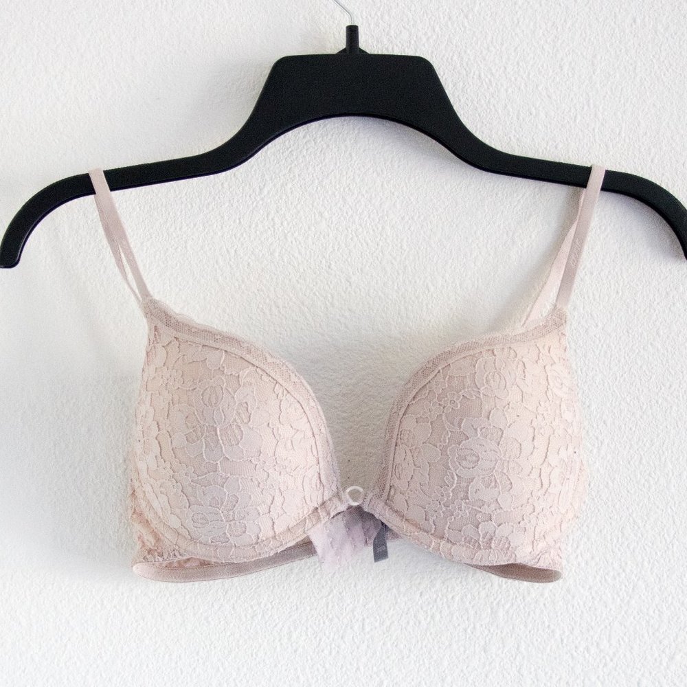 - Aerie Charley Signature Lace Pushup Bra 32D